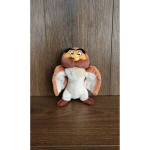 Vintage Disney Winnie the Pooh Owl Beanbag Bean Plush Stuffed Beanie 7" Mattel